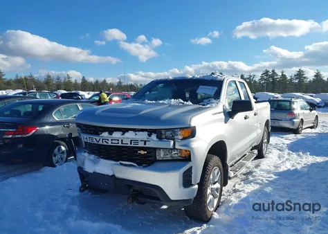 2021 Chevrolet Silverado 1500 4Wd Standard Bed Custom из США, поврежденный, VIN 1GCRYBEF2MZ335920